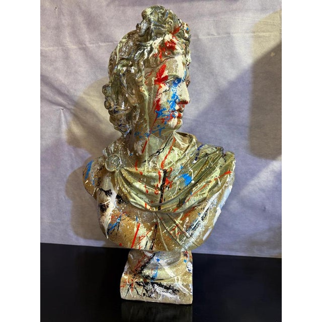 Silvio Formichetti, Apollo Belvedere Sculpture, 21st Century, Resin, in Flawless conditions. Designed from 2000 This piece...