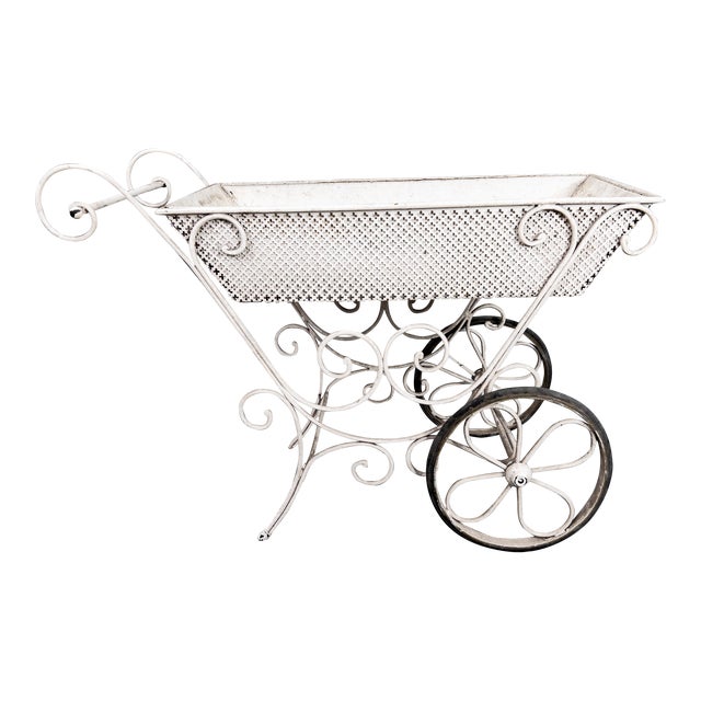 Metal French Garden Cart Chairish