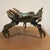 Green William Sharles Original Polychrome Bronze Sculpture Crab Bowl Dragonfly, Signed and Numbered For Sale - Image 8 of 10