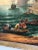 19th C., After Claude Lorrain "Embarkation of the Queen of Sheba" Oil on Canvas For Sale - Image 10 of 13