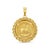 1/2OZ Fine Gold South African Krugerrand Coin Necklace with Rope Bezel 16" For Sale - Image 4 of 4