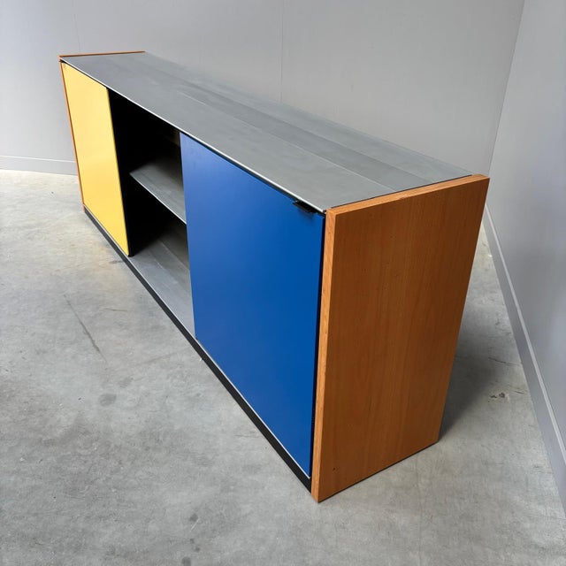Blue Vintage Perception Sideboard from Pastoe, 1992 For Sale - Image 8 of 17