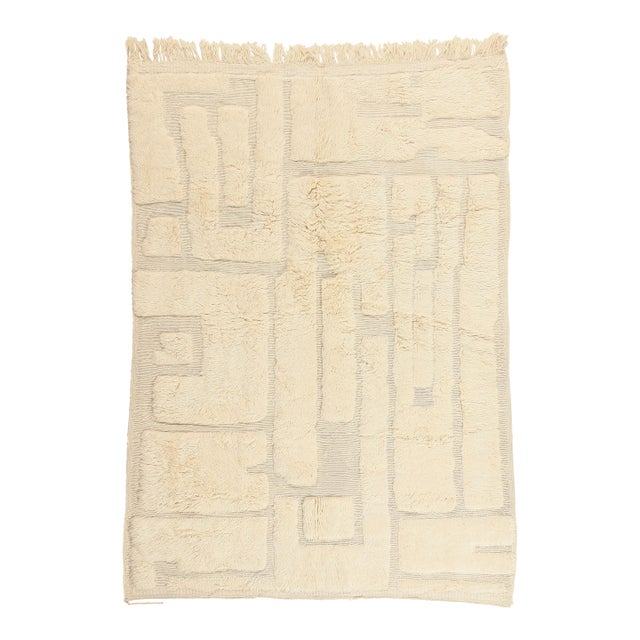 Contemporary Beni Mrirt Moroccan Rug, 06'09 X 09'07 For Sale