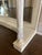Antique White French Antique Marble Top Wall Console Table With Mirror - 19th C For Sale - Image 8 of 11