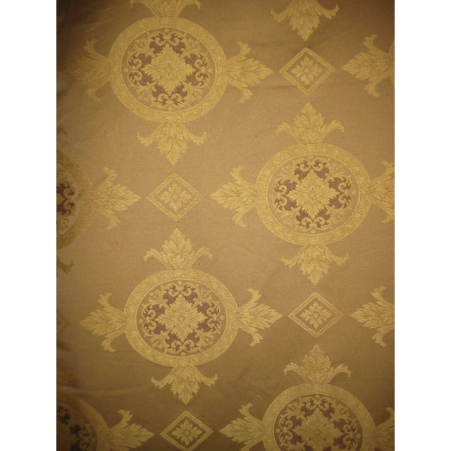 Mid 19th Century Mid 19th Century Pair of French Empire Silk Panels Over 10 Yards For Sale - Image 5 of 12