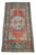Turkish Hand Knotted Small Rug Distressed Doormat Kitchen Entrtyway Deco - 2′4″ × 4′4″ For Sale - Image 6 of 16