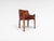 1970s CAB 413 Chair in Cognac Leather by Mario Bellini for Cassina, Italy, 1970s For Sale - Image 5 of 18