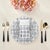 Radiating a brilliant, multi-faceted energy through its precise geometric pattern, these Bougie Diamonds Dinner Napkins...