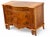 French Antique Burl Wood Serpentine-Front Dresser With Floral Inlay and Carved Details For Sale - Image 3 of 10
