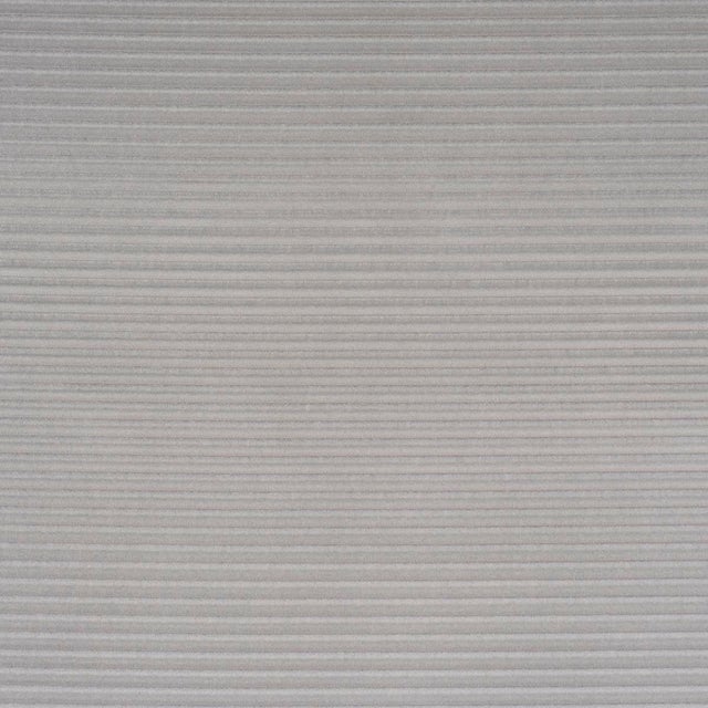 Schumacher SAMPLE - Schumacher Petite Channeled Velvet Fabric In Otter Grey For Sale - Image 4 of 4