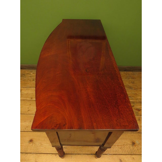 English Regency Bow Front Sideboard For Sale - Image 16 of 18