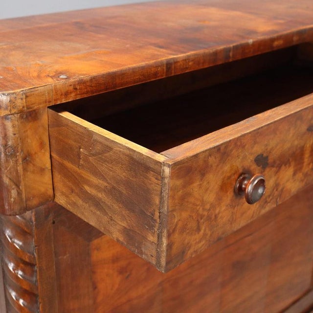 Wood Vintage Mahogany and Feather Secretary For Sale - Image 7 of 16