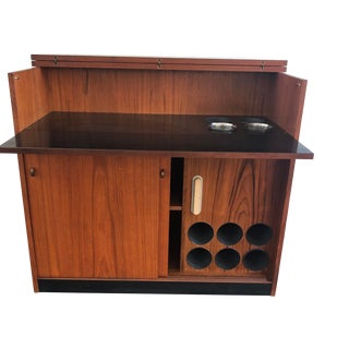 Danish Teak Dry Bar by Poul Heltborg For Sale