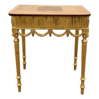 1990s Giltwood Accent / Side Table For Sale