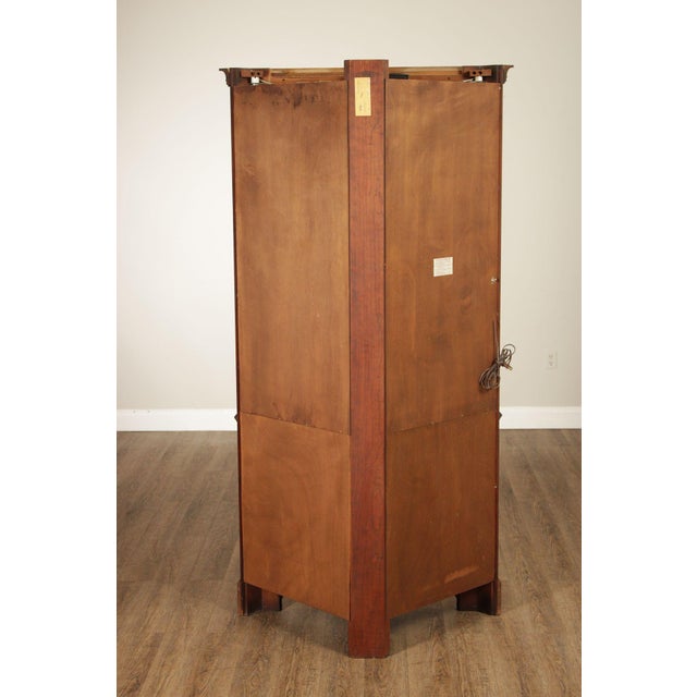 Henkel Harris Traditional Cherry Corner Cupboard For Sale - Image 16 of 18