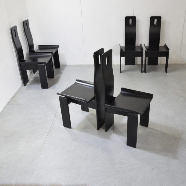 Diago Chairs by Edoardo Landi for Nikol, 1970s, Set of 6 For Sale - Image 6 of 9