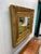 Vintage Gold Leaf Mirror, Solid Wood Frame, Beveled Glass Edges, Carved Floral Pattern For Sale - Image 10 of 11