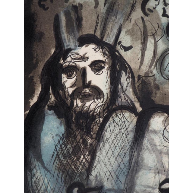Modern Marc Chagall, Moïse et son peuple, Lithograph For Sale - Image 3 of 7