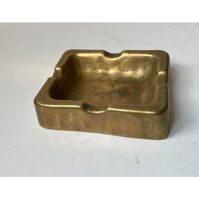 Brutalist Vintage Brutalist Lauterbach Ashtray and Lighter Holder in Bronze, 1970s, Set of 2 For Sale - Image 3 of 11