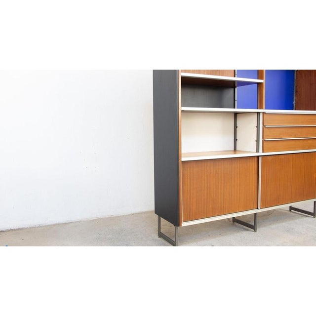 Mahogany Bookcase by Georges Frydman for EFA, 1960s For Sale - Image 3 of 9