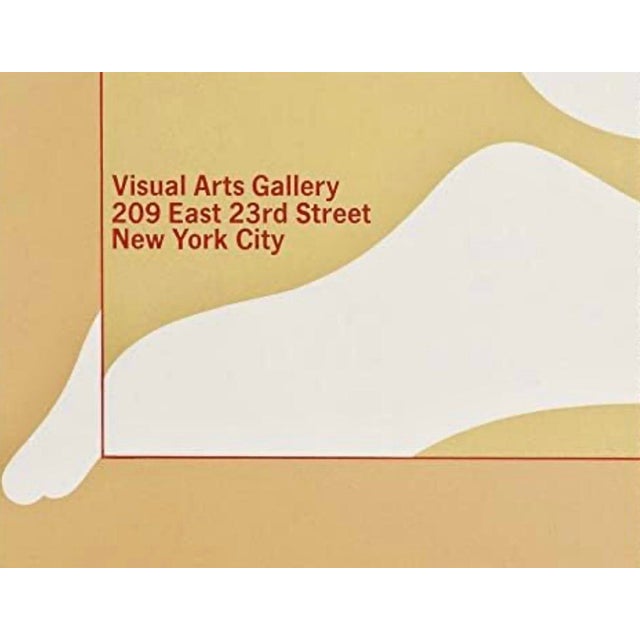 1960s Art Sale 60s Vintage Pop Art Abstract Milton Glaser Big Nudes Exhibition Poster School Visual Arts New York City For Sale - Image 5 of 8