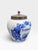 Mid-Century Dutch Hand-Painted Delft Blue Tobacco Jar with Brass Lid, Holland, 1960s For Sale - Image 12 of 17
