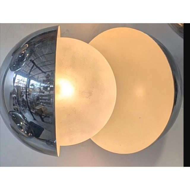 Pair of “Diaframma” Sconces by Fontana Arte, Italy, 1960s For Sale In Los Angeles - Image 6 of 10