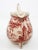 Vintage Transferware Cranberry and White Ceramic Footed Pitcher For Sale In Palm Springs - Image 6 of 12