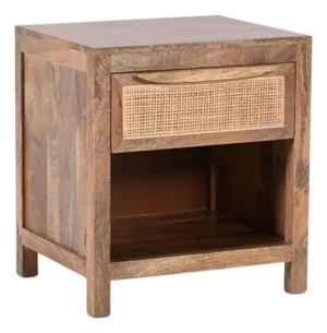 Eldridge One Drawer Wood Nightstand by Loomlan