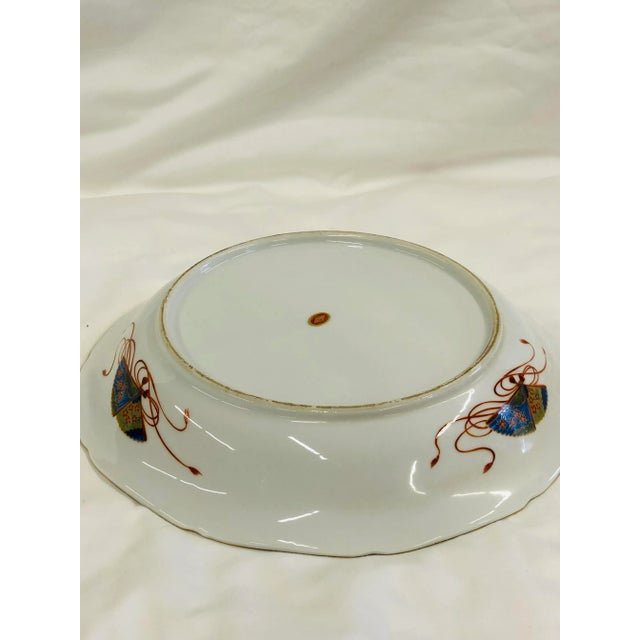 Chinoiserie Chinoiserie Artmark Imari Style Decorative Bowl Marked Japan For Sale - Image 3 of 4