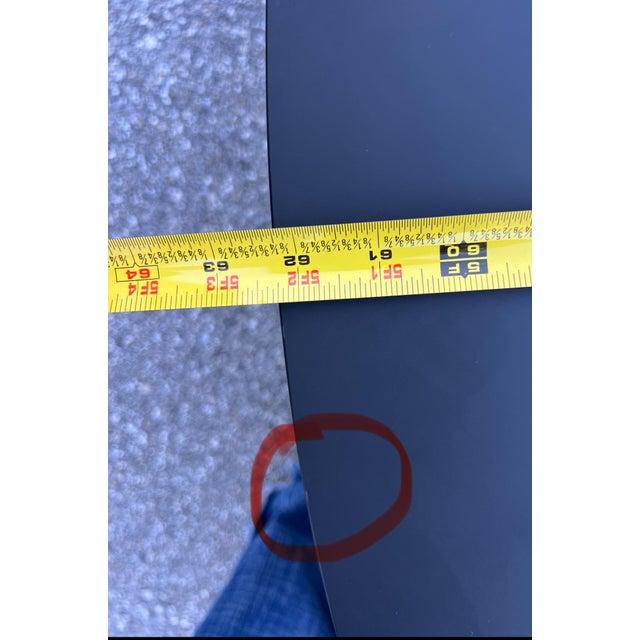 Light Gray Roche Bobois Aqua Matte Carrera Dining Table For Sale - Image 8 of 8