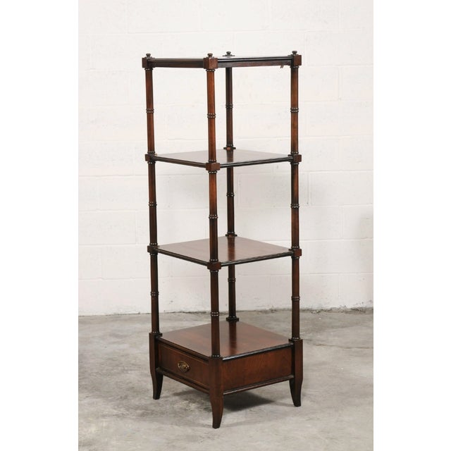 Wood Mid 20th Century Mahogany English Étagère or Shelf For Sale - Image 7 of 14