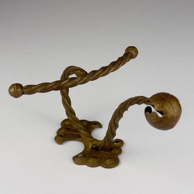 Antique Early 20th Century Bronze Wall Hook, Italy For Sale - Image 11 of 17