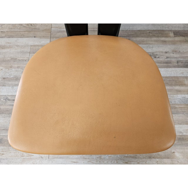 Vintage Chairs in Black Lacquered Wood by Pierre Cardin for Roche Bobois, 1970, Set of 6 For Sale - Image 12 of 18