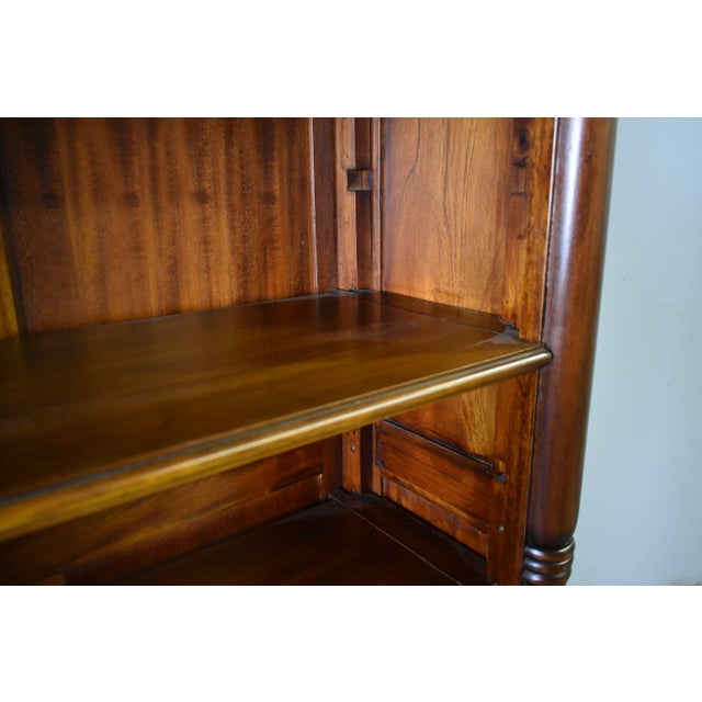 Brown Legacy Open Bookcase - Brown Walnut For Sale - Image 8 of 10