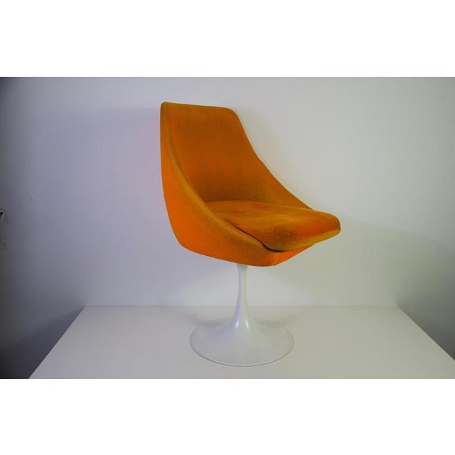 Orange Tulip Armchairs in the style of Knoll, 1970s For Sale - Image 4 of 13