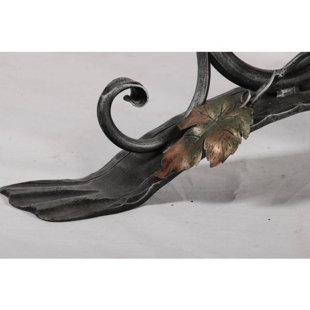 Wine Table in Wrought Iron, 1980 For Sale - Image 11 of 17