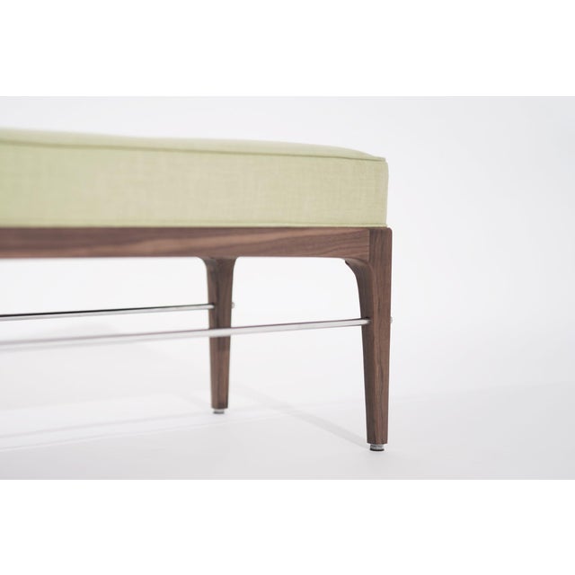 Linear Bench in Natural Walnut Series 96 by Stamford Modern For Sale - Image 9 of 18