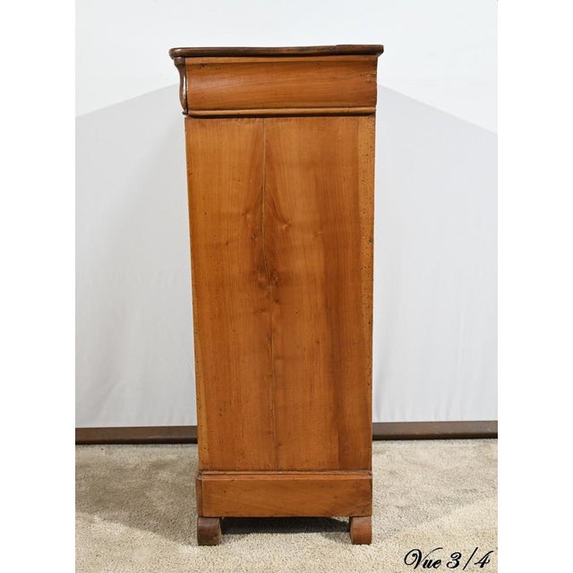 Louis Philippe Cherrywood Bedside Table, Mid-19th Century For Sale - Image 14 of 18