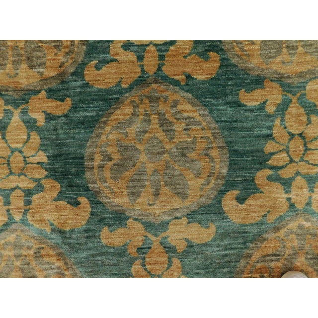 Vintage Handmade Wool Pile Rug. 12'2"x 12'3" For Sale - Image 10 of 18