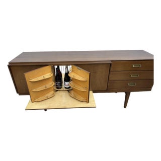 1960s Mid Century Teak Cabinet/Bar/Credenza by Beautility With Secret Bar For Sale