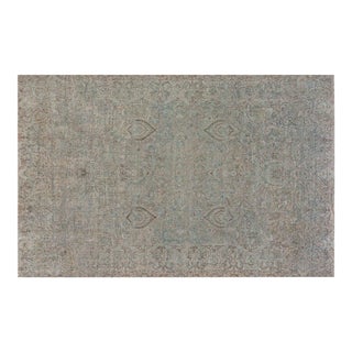 Authentic Persian Kirman Handmade Wool Rug For Sale