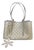 Gucci Small Emblem Tote—Limited Edition Silver Holiday Collection For Sale