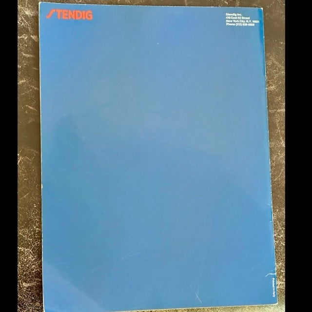 Vintage 60s 70s the Stendig Plastic Collection Sales Catalog Furniture Design Ec For Sale - Image 11 of 11