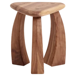 Arc De Stool 37 in Natural Walnut by Project 213A