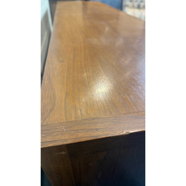 1970s John Stuart Janus Collection Mid-Century Modern Walnut Credenza / Dresser For Sale - Image 9 of 12