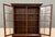Antique English Large Bookcase Bookshelf Cabinet Double Door Glass Oak C. 1910s For Sale - Image 11 of 18