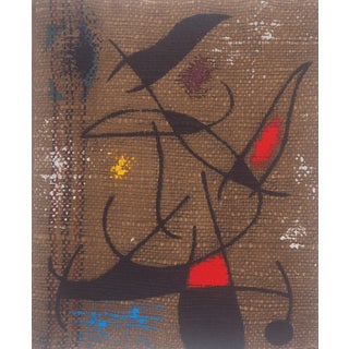Joan Miro, Woman and Birds, Lithograph For Sale
