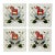 Late 20th C Swedish Gustavian Boho Chic Dala Horse Coasters - Set of 4 For Sale