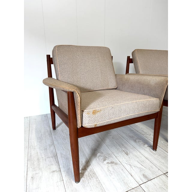 Model 118 Armchairs by Grete Jalk for France & Son, 1960s, Set of 2 For Sale - Image 13 of 14